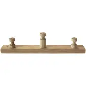 Home>it Oak coat rack - 3 pegs
