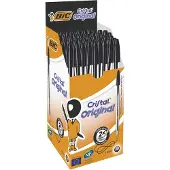 BIC Cristal balpen zwart (50 stuks)