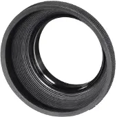 Hama Zonnekap ST voor standaard lenzen, opvouwbaar, 62 mm, Zonnekap, Zwart