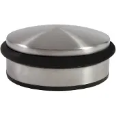 Alba Zware deurstopper 110 x 40 mm Zilver
