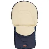 Sensillo - Baby Slaapzak Voor Kinderwagen Blue Wool (95X40)