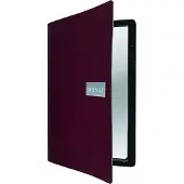 Securit ROYAL MENUHOUDER ROOD 33X24,6XH,5CM A4LEDER