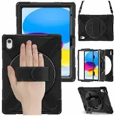 ESTUFF AUSTIN Defender Hoesje iPad (iPad 2022 (10e generatie)), Tablethoes, Zwart