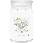Yankee candle - White Gardenia Large Jar Geurkaars - 90 branduren - twee lonten
