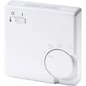Eberle RTR Ruimtethermostaat H7.5xB7.5xD2.75cm Wit