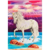 Diamond Dotz Eenhoorn - Diamond Painting - 11.837 Dotz - 77x51 cm