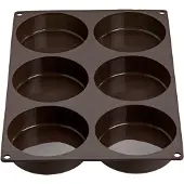 Lurch – Flexiform - Bakvorm voor 6 hamburgerbroodjes - Silicone-ø 10cm