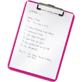 Leitz WOW klemplaat, ft A4, roze 10 stuks