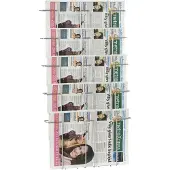 Twinco TWIN Agenda. Krantenhouder A3, 5-vaks. Wandmodel
