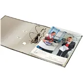 Esselte Leitz CombiFile Maxi insteekhoezen A4, glashelder PP, inklapbare perforatie