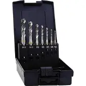 Exact 05112 Machinetapboorset 7-delig Metrisch M1, M4, M5, M6, M8, M10, M12 Rechtssnijdend DIN 371 HSS Model B 1 set(s)