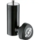 K&M 24521 (Adapter / montageplaten), Accessoires voor TV-steunen, Zwart