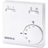 Eberle RTR Ruimtethermostaat H7.5xB7.5xD2.55cm Wit