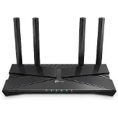TP-LINK Archer AX1800, Wi-Fi 6 (802.11ax), Dual-band (2,4 GHz / 5 GHz), Ethernet-aansluiting, Zwart, Router voor op het bureau