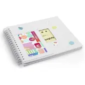 Hama Scrapbookalbum - - 00007293 - Spiralalbum - 50 witte pagina's - 3 vellen stickers