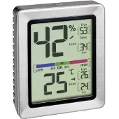 TFA-Dostmann EXACTO 30.5047.54.K Thermo- en hygrometer Zilver