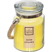 Atmosphera geurkaars citronella - 500 g - citroengras - 84 uur - zomer - geuren - kaars - decoratie