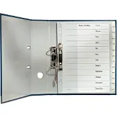 Leitz kunststof indexbladen met venstertabs, A4, 12 bladen nr. 1274