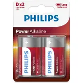 Philips Power LR20 D batterij (mono) Alkaline 1.5 V 2 stuk(s)