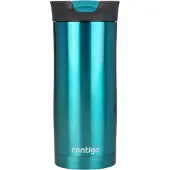 CONTIGO Huron Snapseal thermosbeker, roestvrijstalen isoleerbeker, koffiebeker-to-go, lekvrij, houdt tot 7 uur warm, vaatwasserbestendig BPA-vrij deksel, 470 ml | Biscay Bay