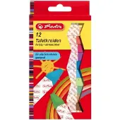 Herlitz Schulkreide eckig ungespitzt farbig