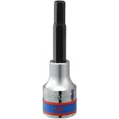 King Tony lange dopsleutel 1/2" zeskant 8 x 80 mm - chroom-vanadiumstaal