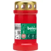 Bolsius Graflicht Rood Met Deksel Nr3