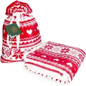 MCU Fleeceplaid 150x200 Duurzaam Hoogwaardige Deken Velboa voorkant Sherpa achterkant Feestelijk