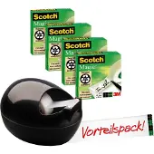 3M Plakbandhouder Magic C36B Zwart 19 mm (B) x 7,5 m (L)