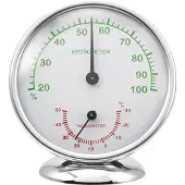 Renkforce 6510 Alu: Thermometer/hygrometer, aluminium