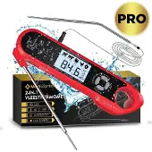 MostEssential 2-in-1 Vleesthermometer - PRO Edition - 2023 MODEL - Rood