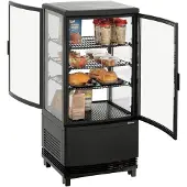 Bartscher Mini-koelvitrine - 4 Niveaus - 75L - Led - 425x425x915mm