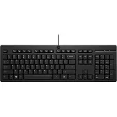 HP 125 G2 USB WD KBD - Toetsenbord - Zwart