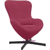 vidaXL Eivormige stoel Wijnrood 63 x 73 x 90 cm Fluweel