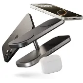 Otterbox Quattro Charger Pro 4 draadloze lader 4× Qi2 15 W MagSafe 4 apparaten tegelijk Zwart