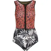 Billabong Wetsuit 'Sista' rood / zwart / offwhite