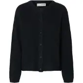 Selected Gebreid vest 'SLFLulu' saffier