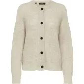 Selected Gebreid vest 'SLFLulu' beige