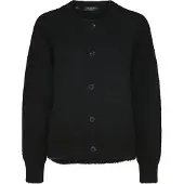 Selected Gebreid vest 'SLFLulu' zwart
