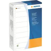 Herma Computeretiketten doorlopend, 88,9 x 48,4 mm, 2-baans, wit, permanent hechtend
