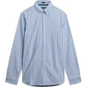 Superdry Overhemd lichtblauw / wit