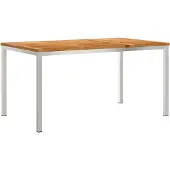 vidaXL Buiten Eettafel Set 5 st 150 x 90 x 75 cm