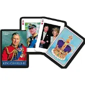Piatnik King Charles III speelkaarten - kaartspel voor verzamelaars en fans.