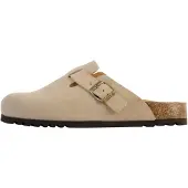 Scholl Klomp Women Suede Fae Dark Beige-Schoenmaat 40