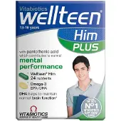 Vitabiotics - Wellteen Voor Hem Plus (56 tabletten)