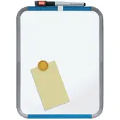 Nobo slimline whiteboard magnetisch gelakt staal 36 x 28 cm zilver