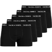 Jack & Jones Boxershorts 'Huey' zwart / wit