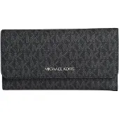 Michael Kors Jet Set Travel 35S8GTVF7L Lange Leren Portemonnee voor Vrouwen
