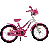Volare Lovely Kinderfiets - Meisjes - 18 inch - Roze Wit