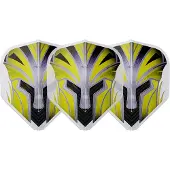 L-Style EZ L1 Prime Series Yellow Clear White - Dart Flights